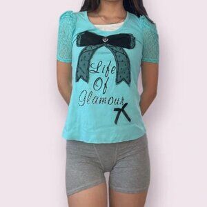 George Y2k Bow Shirt
